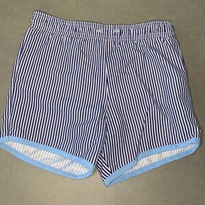 Minnow Boys Boardie Swim Trunks Blue & White Stripe | Size 7/8